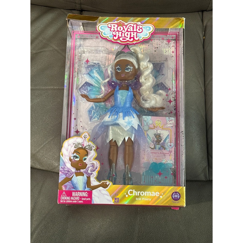 Royal High Chromae Ice‎ Fairy Doll With Wings Accessories no code box broken
